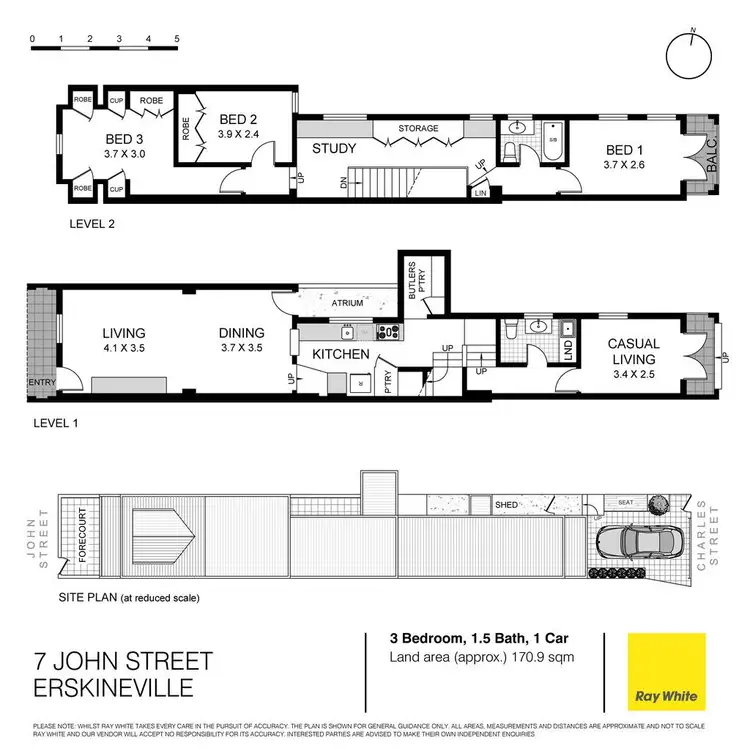 Floorplan of Homely house listing, 7 John Street, Erskineville NSW 2043