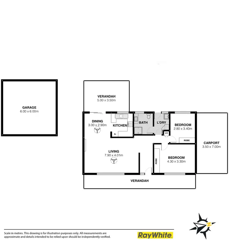 Floorplan of Homely house listing, 5 Osborne Street, Goolwa SA 5214