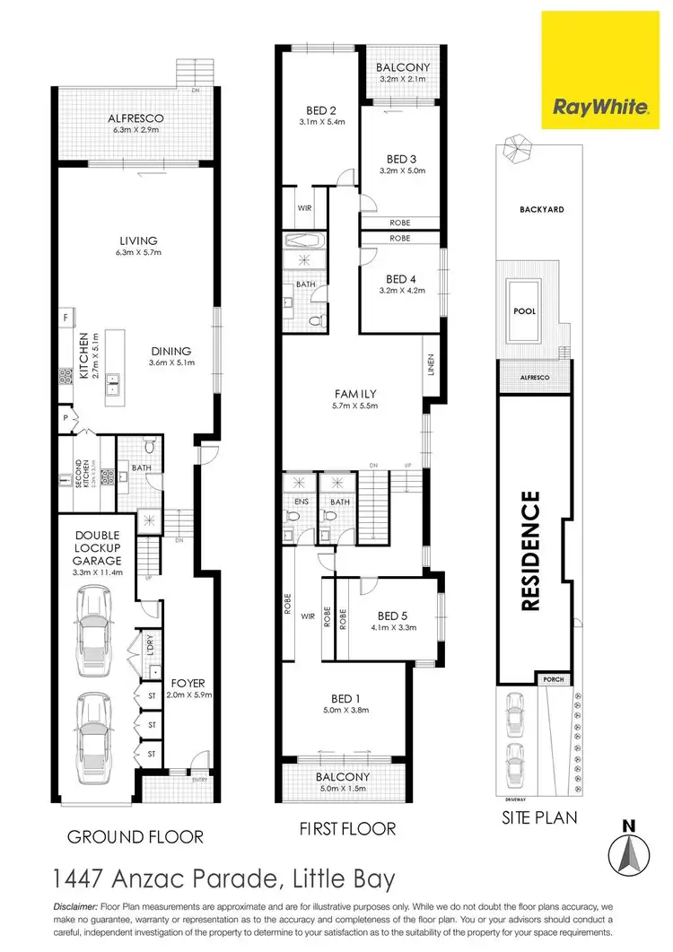 Floorplan of Homely house listing, 1447 Anzac Parade, Little Bay NSW 2036