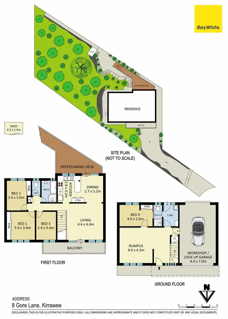 Floorplan of Homely house listing, 8 Gore Lane, Kirrawee NSW 2232