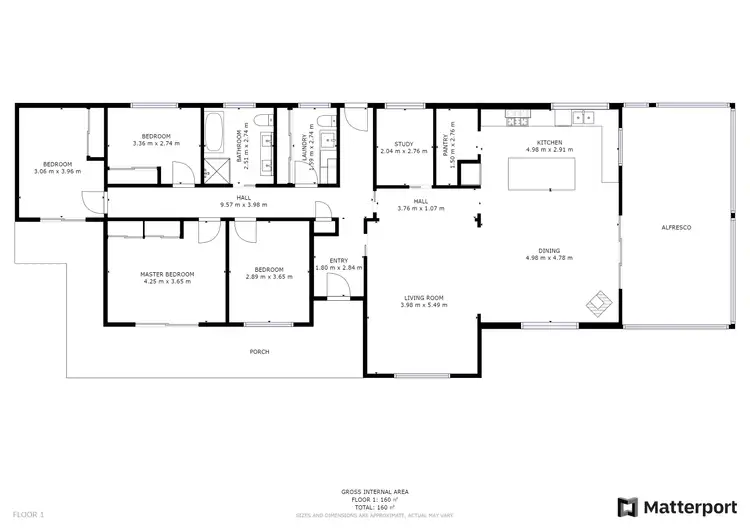 Floorplan of Homely rural property listing, 79 Oswin Road, Beverford VIC 3590