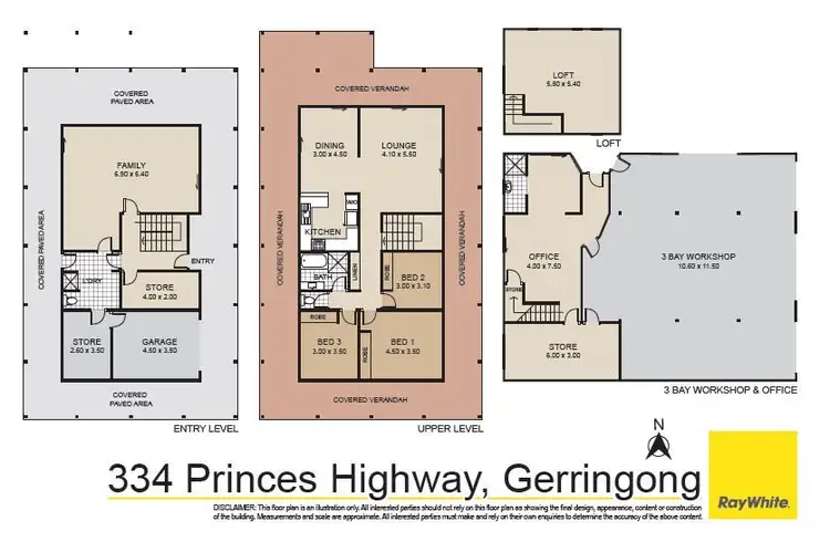 Floorplan of Homely house listing, 334 Princes Highway, Gerringong NSW 2534