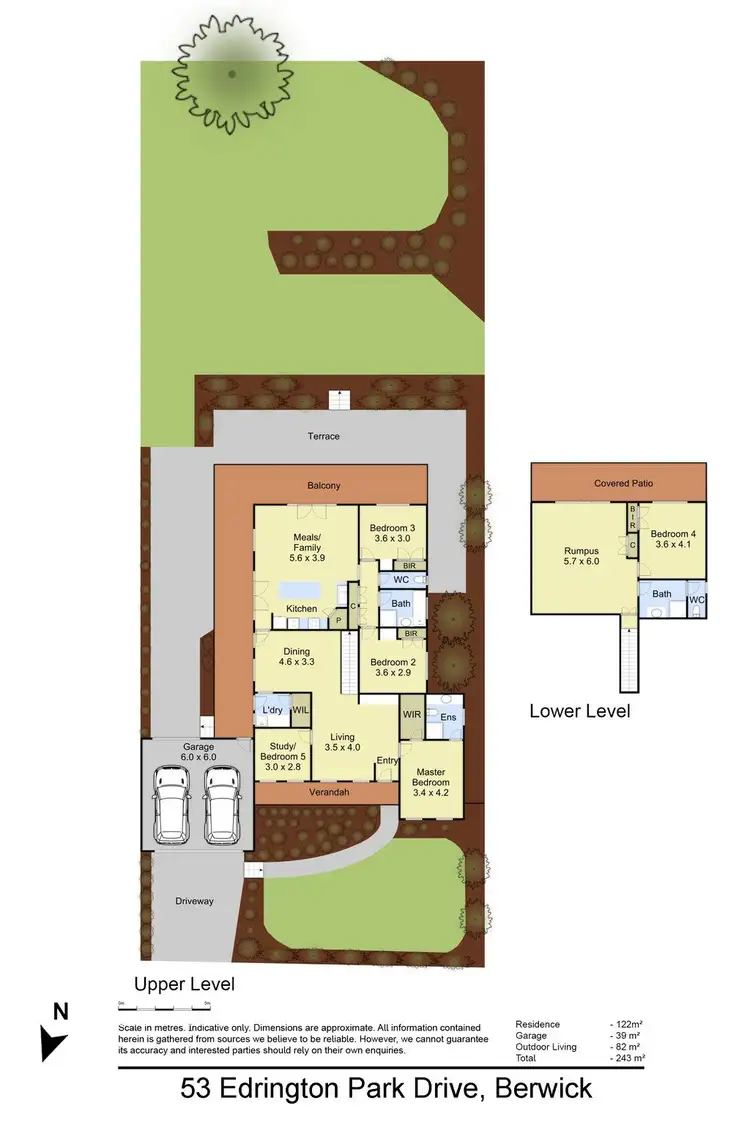 Floorplan of Homely house listing, 53 Edrington Park Drive, Berwick VIC 3806