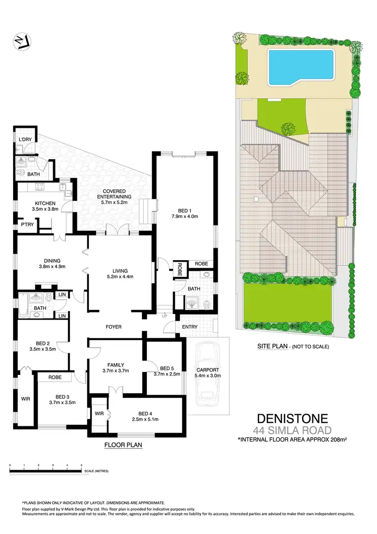 Floorplan of Homely house listing, 44 Simla Road, Denistone NSW 2114