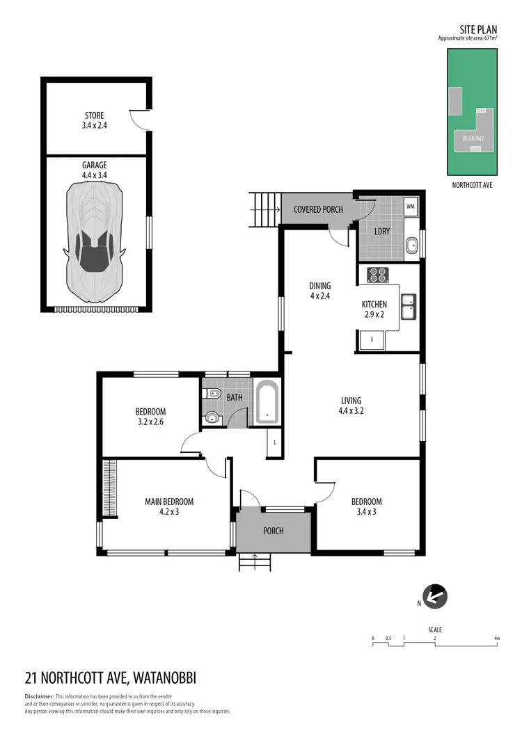 Floorplan of Homely house listing, 21 Northcott Avenue, Watanobbi NSW 2259