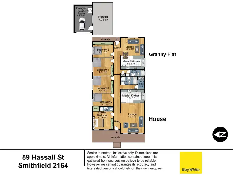 Floorplan of Homely house listing, 59 Hassall Street, Smithfield NSW 2164