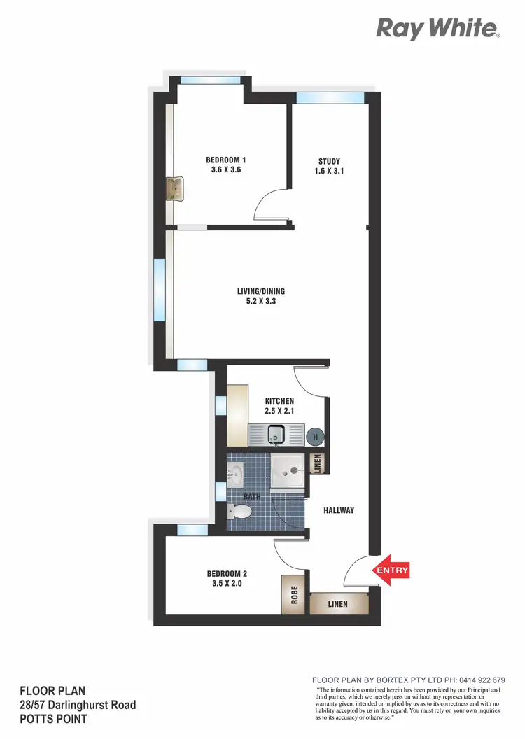 Floorplan of Homely apartment listing, 28/57 Darlinghurst Road, Potts Point NSW 2011
