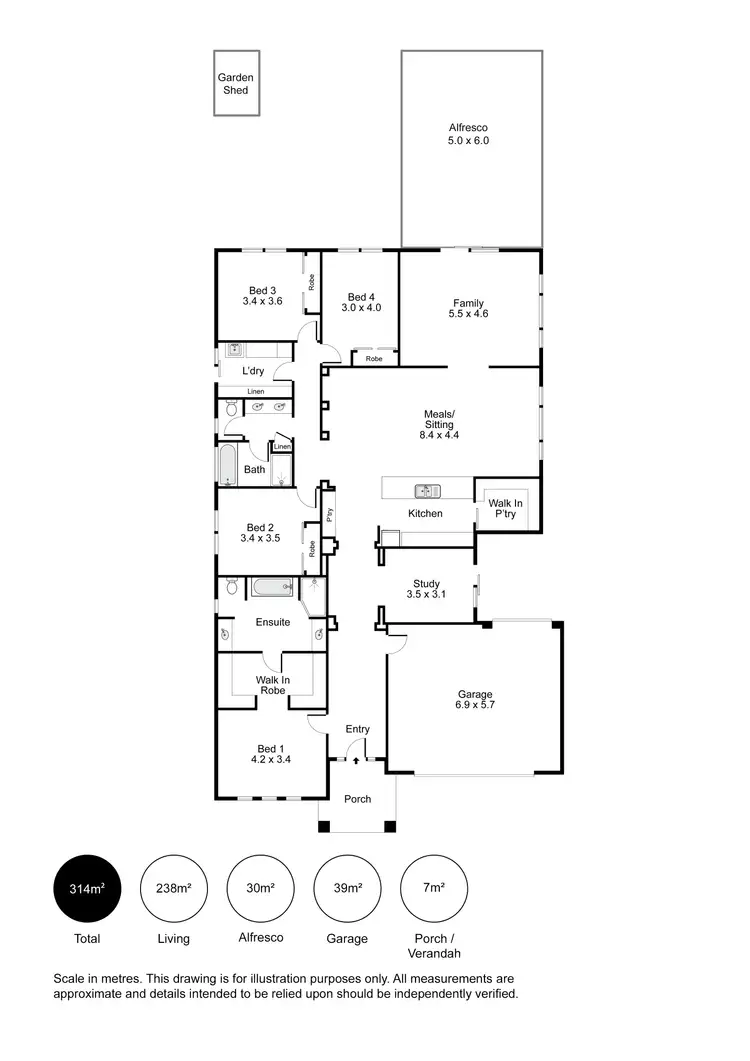 Floorplan of Homely house listing, 33 Malwa Street, Osborne SA 5017