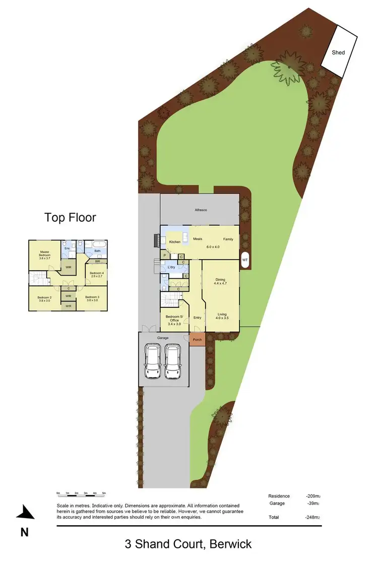 Floorplan of Homely house listing, 3 Shand Court, Berwick VIC 3806