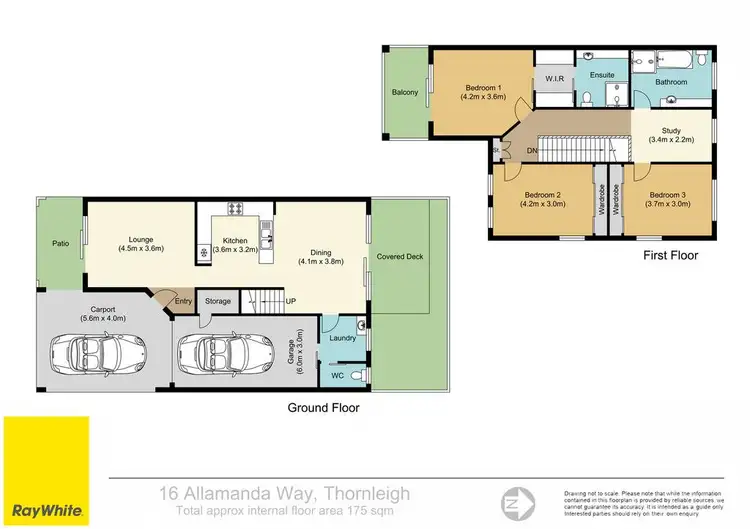 Floorplan of Homely townhouse listing, 16 Allamanda Way, Thornleigh NSW 2120