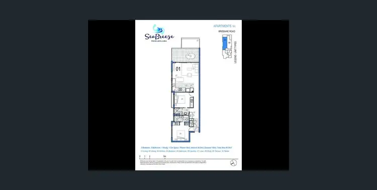 Floorplan of Homely unit listing, 101/24 Brisbane Road, Mooloolaba QLD 4557