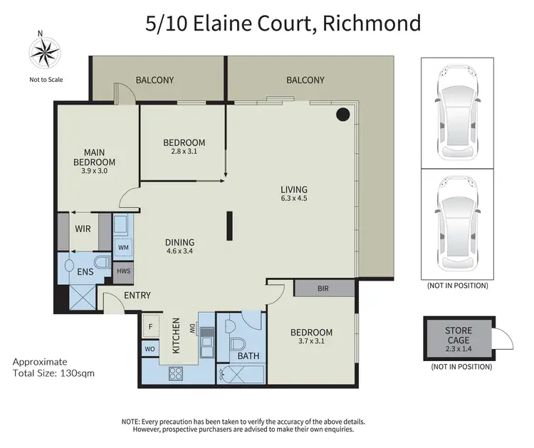 Floorplan of Homely apartment listing, 5/10 Elaine Court, Richmond VIC 3121