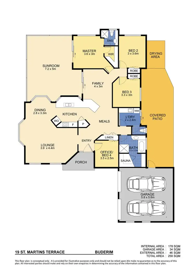 Floorplan of Homely house listing, 19 St. Martins Terrace, Buderim QLD 4556