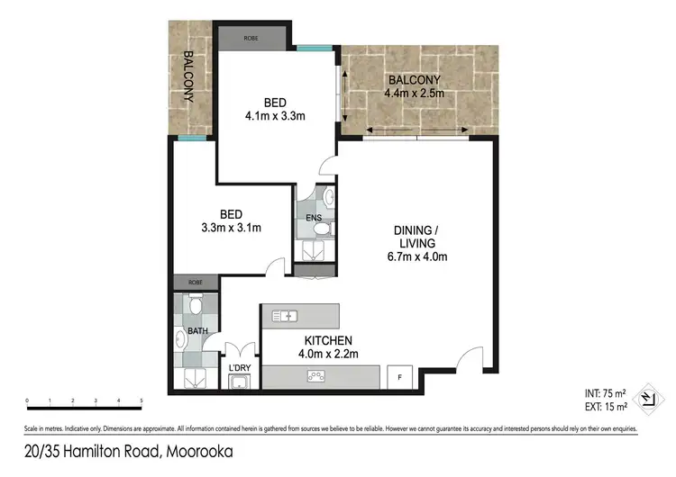 Floorplan of Homely unit listing, 20/35 Hamilton Road, Moorooka QLD 4105