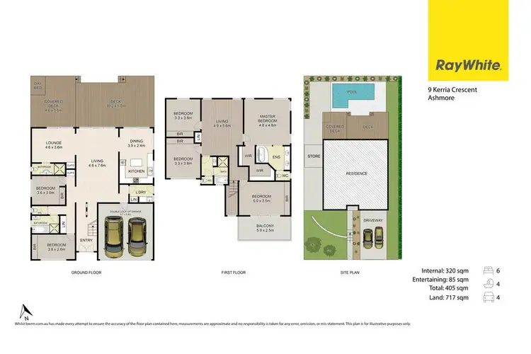 Floorplan of Homely house listing, 9 Kerria Crescent, Ashmore QLD 4214