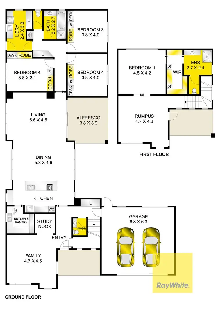 Floorplan of Homely house listing, 21 Grantham Drive, Highton VIC 3216