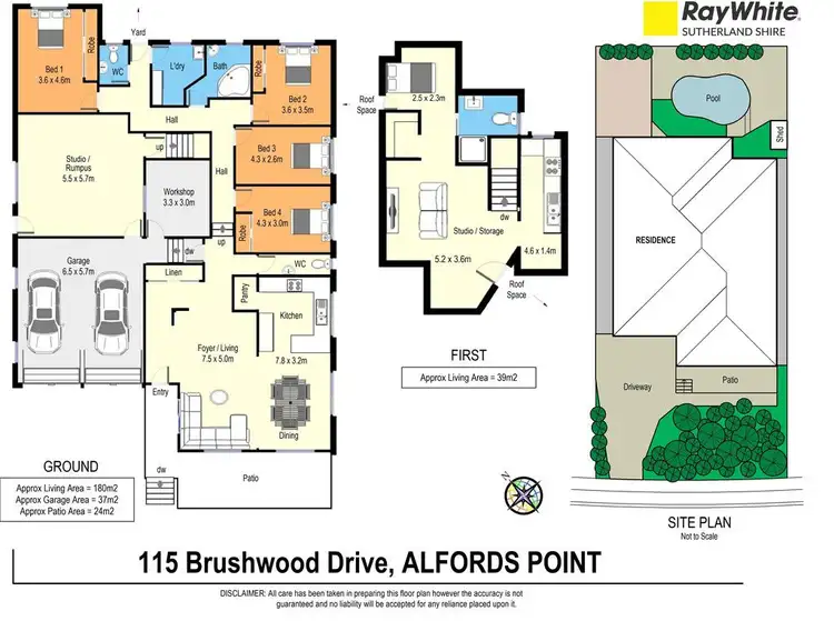 Floorplan of Homely house listing, 115 Brushwood Drive, Alfords Point NSW 2234