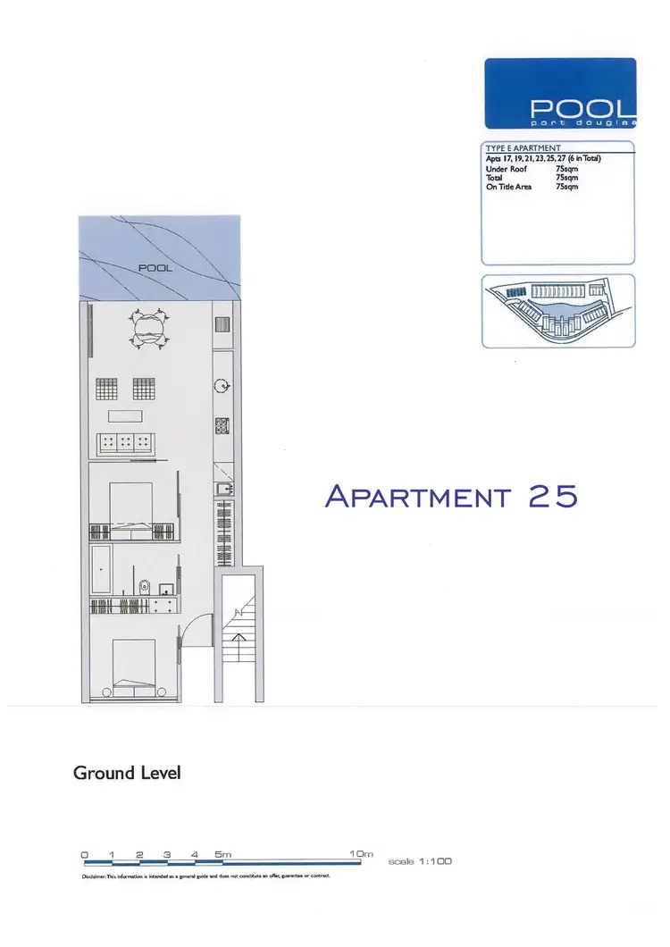 Floorplan of Homely apartment listing, 25/19-37 St Crispins Avenue, Port Douglas QLD 4877