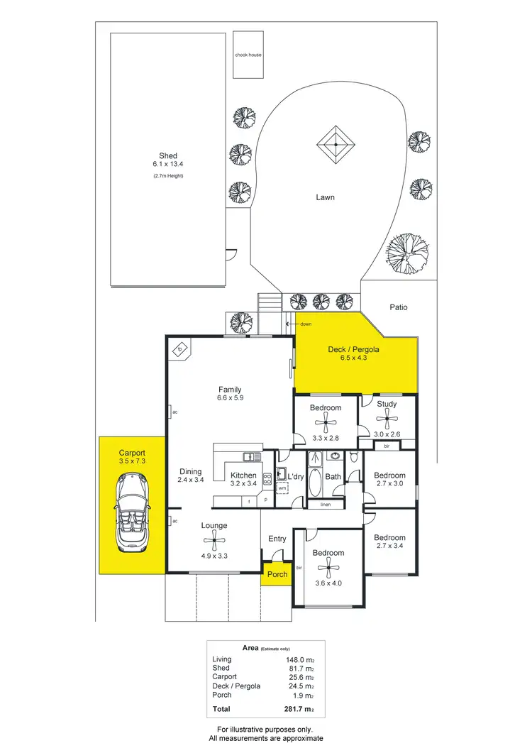 Floorplan of Homely house listing, 21 Blueridge Road, Hackham West SA 5163