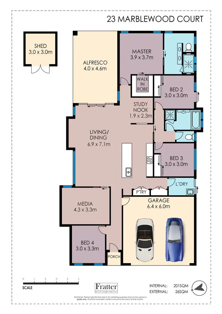 Floorplan of Homely house listing, 23 Marblewood Circuit, Mount Low QLD 4818