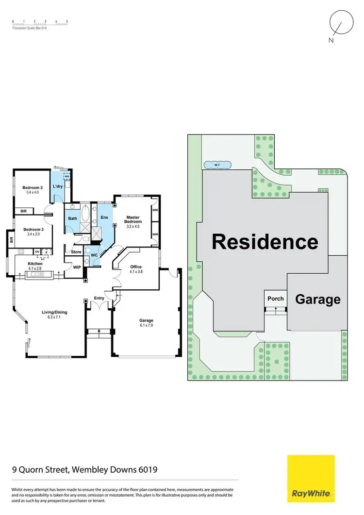 Floorplan of Homely house listing, 9 Quorn Street, Wembley Downs WA 6019