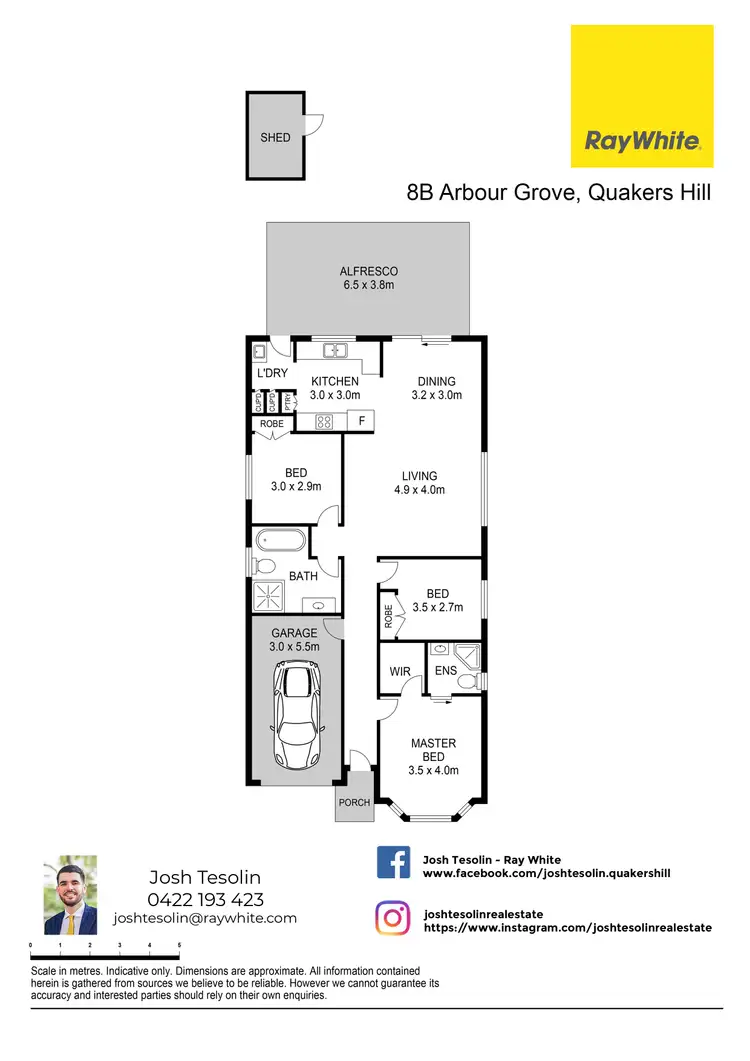 Floorplan of Homely house listing, 8B Arbour Grove, Quakers Hill NSW 2763