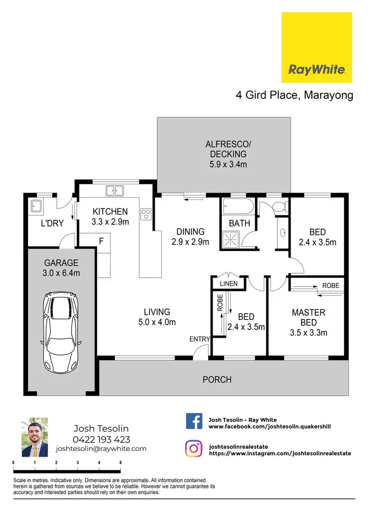 Floorplan of Homely house listing, 4 Gird Place, Marayong NSW 2148