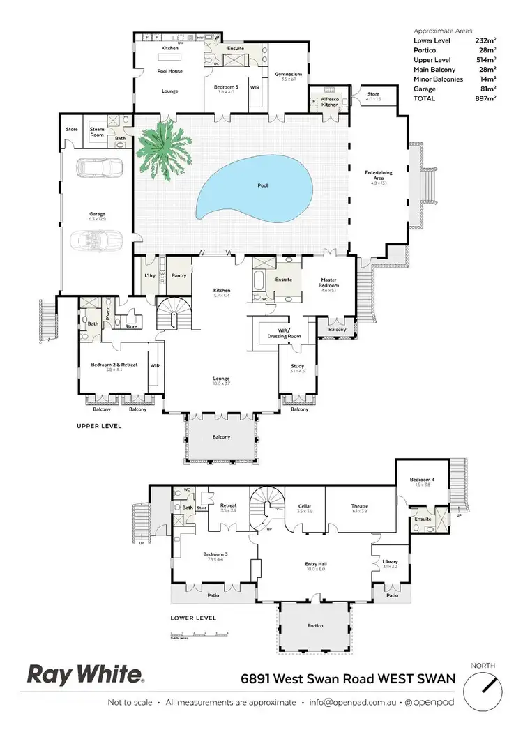Floorplan of Homely house listing, 6891 West Swan Road, West Swan WA 6055