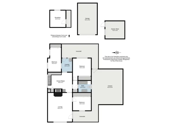 Floorplan of Homely house listing, 9 Foley Street, Euroa VIC 3666