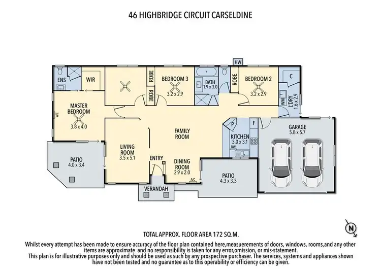Floorplan of Homely house listing, 46 Highbridge Circuit, Carseldine QLD 4034