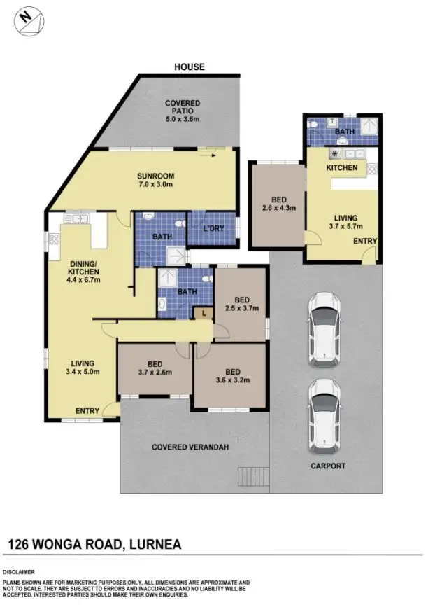 Floorplan of Homely house listing, 126 Wonga Road, Lurnea NSW 2170