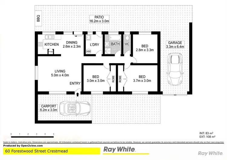 Floorplan of Homely house listing, 60 Forestwood Street, Crestmead QLD 4132