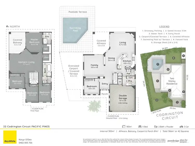 Floorplan of Homely house listing, 22 Codrington Circuit, Pacific Pines QLD 4211