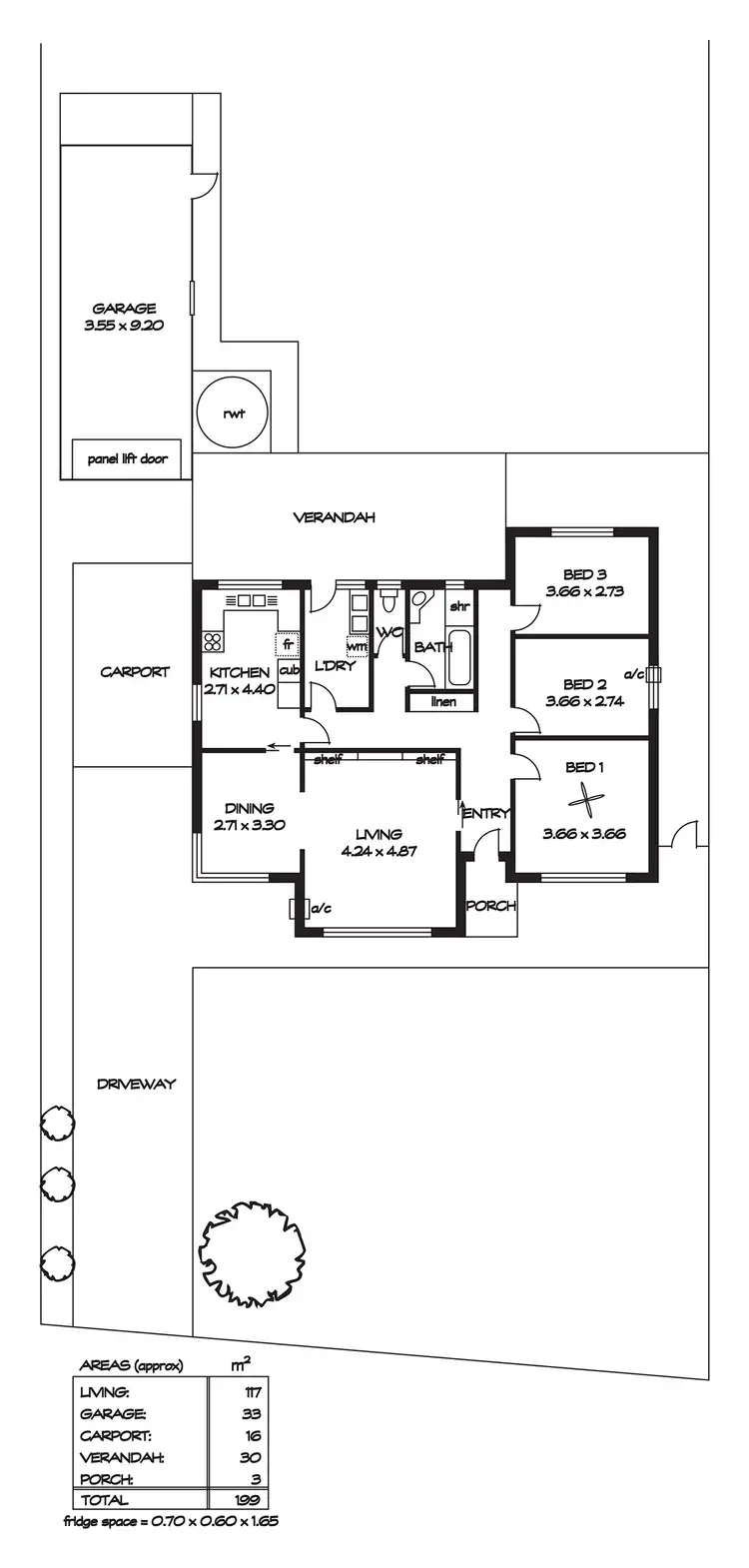Floorplan of Homely house listing, 83 Harris Road, Klemzig SA 5087