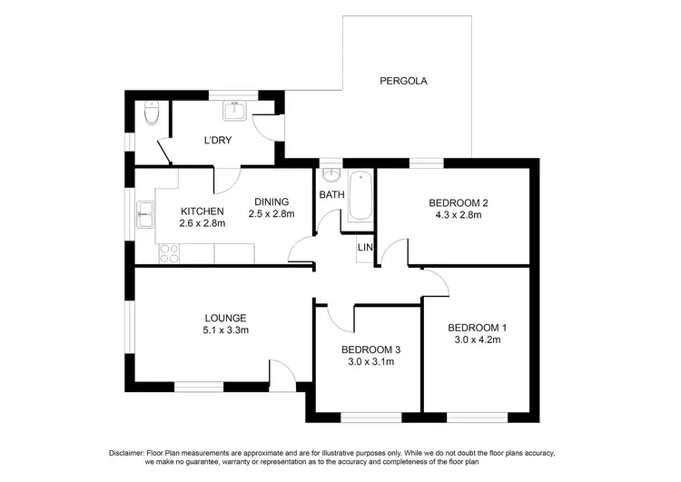 Floorplan of Homely house listing, 3 Argyle Place, Mount Gambier SA 5290