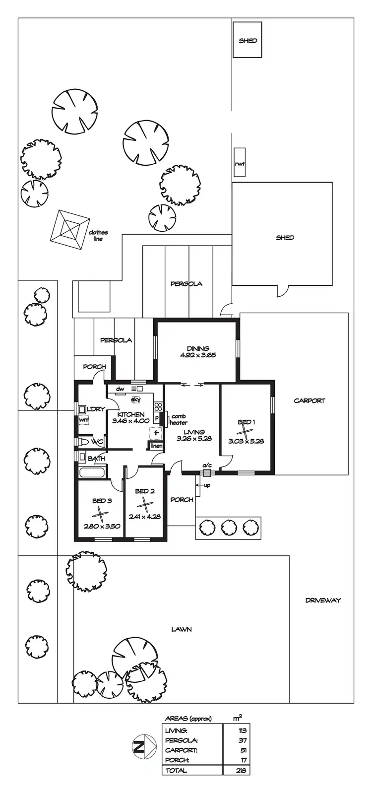 Floorplan of Homely house listing, 19 Wingate Street, Greenacres SA 5086