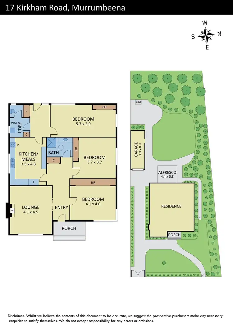 Floorplan of Homely house listing, 17 Kirkham Road, Murrumbeena VIC 3163