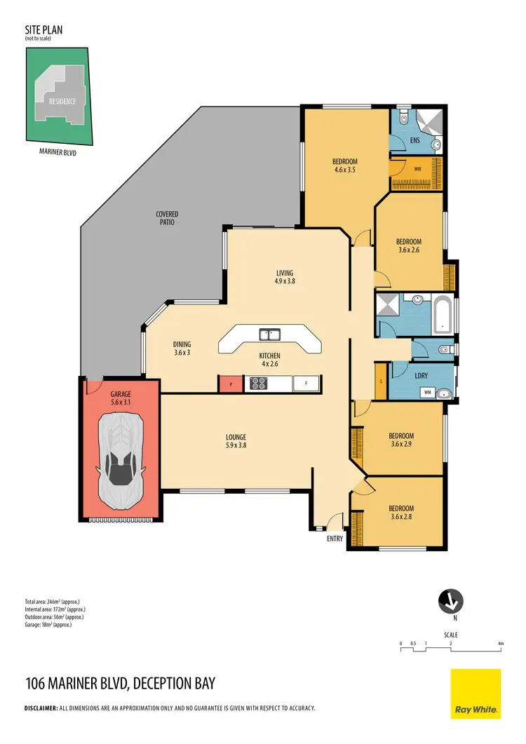 Floorplan of Homely house listing, 106 Mariner Boulevard, Deception Bay QLD 4508