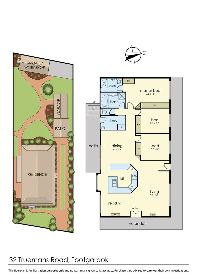 Floorplan of Homely house listing, 32 Truemans Road, Tootgarook VIC 3941
