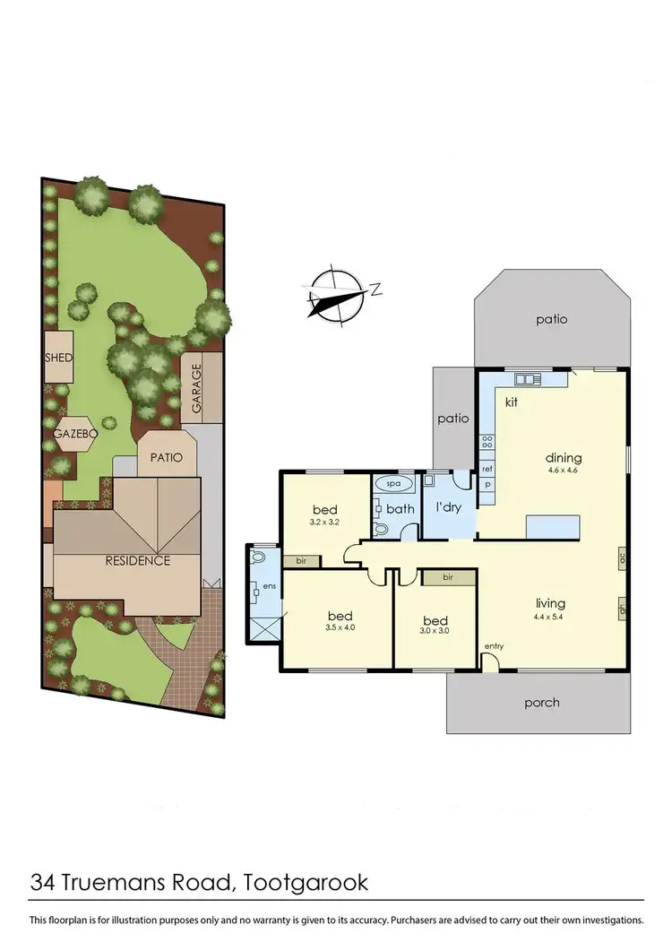 Floorplan of Homely house listing, 34 Truemans Road, Tootgarook VIC 3941