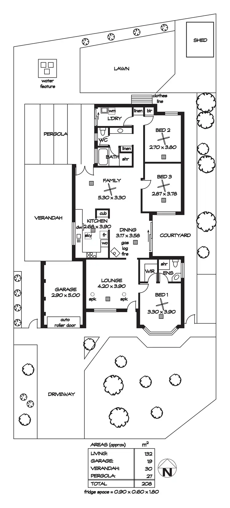 Floorplan of Homely house listing, 17 Thiele Court, Golden Grove SA 5125