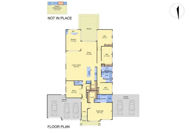 Floorplan of Homely house listing, 23 Ashley Road, Yarrambat VIC 3091