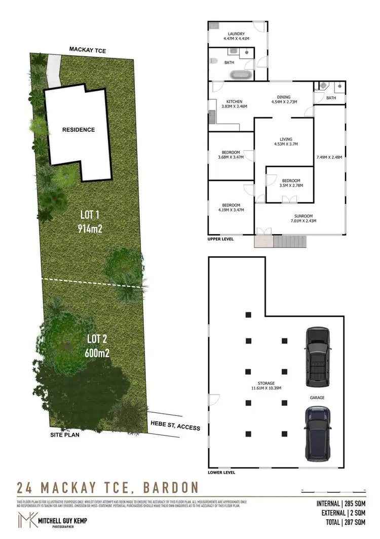 Floorplan of Homely house listing, 24 Mackay Terrace, Bardon QLD 4065