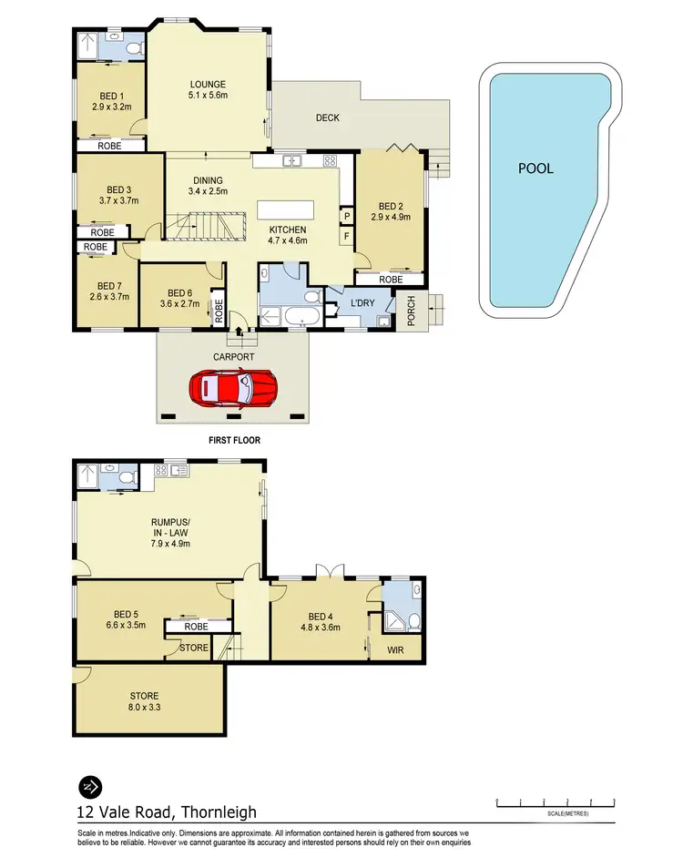 Floorplan of Homely house listing, 12 Vale Road, Thornleigh NSW 2120