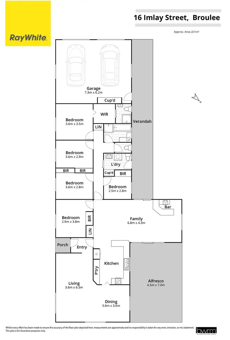Floorplan of Homely house listing, 16 Imlay Street, Broulee NSW 2537