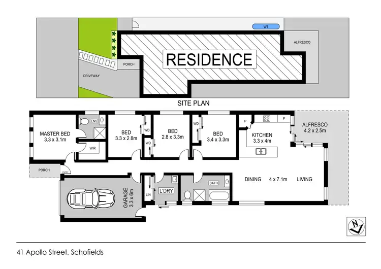 Floorplan of Homely house listing, 41 Apollo Street, Schofields NSW 2762