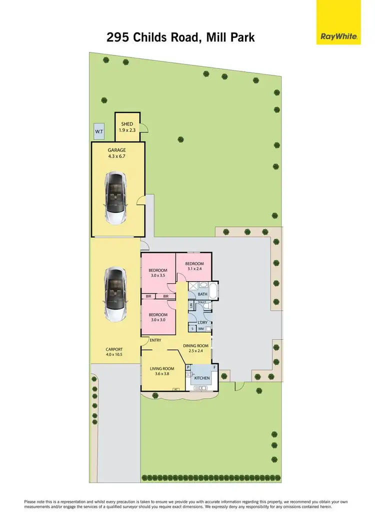 Floorplan of Homely house listing, 295 Childs Road, Mill Park VIC 3082