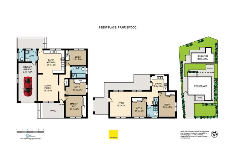 Floorplan of Homely house listing, 3 & 3A Best Place, Prairiewood NSW 2176