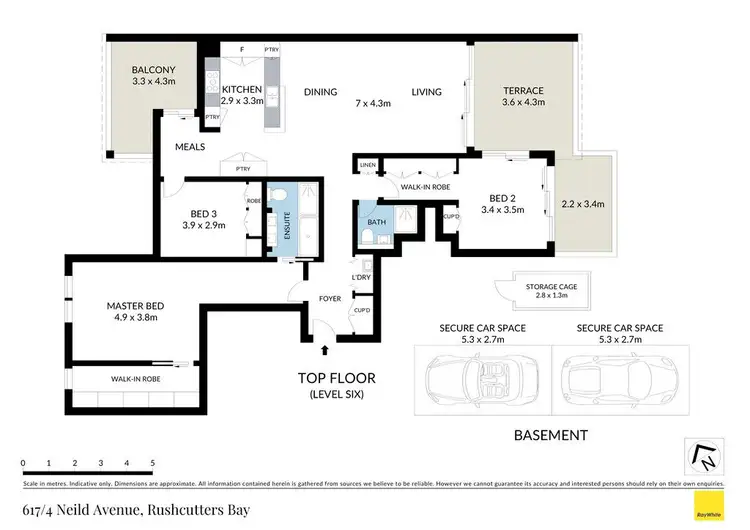 Floorplan of Homely apartment listing, 617/4 Neild Avenue, Rushcutters Bay NSW 2011