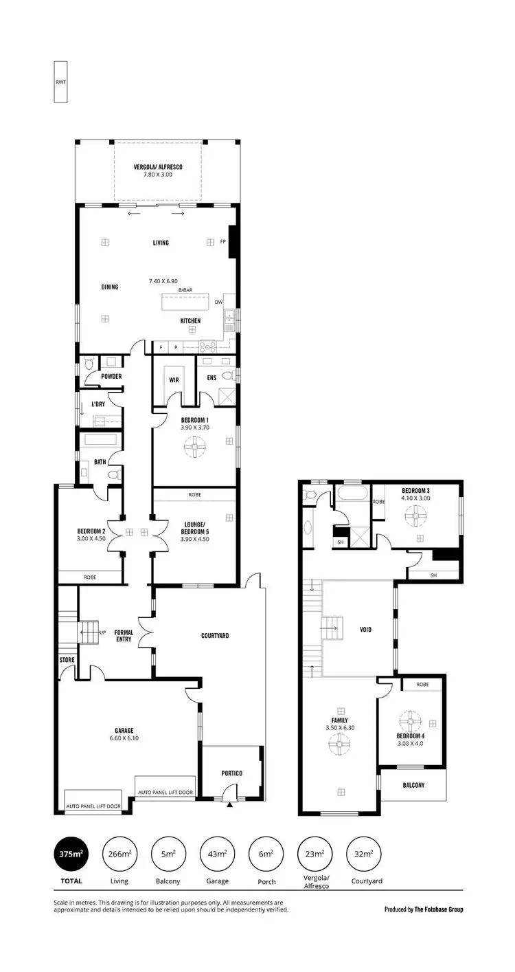 Floorplan of Homely house listing, 1/3A Athol Avenue, Tranmere SA 5073